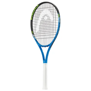Ti. Теннисная ракетка Instinct Comp для взрослых, на шнуровке, черная /синяя, 10,6 унции. Вес, 105 кв. дюймов Размер ракетки